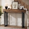 41" Console Table with Storage, Industrial Small Entryway Table with Mesh Metal Legs, Sofa Table Behind Couch - 4 of 4