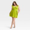 Women's Ruffle Sleeve Woven Halter Top - A New Day™ - 3 of 3