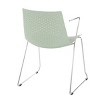 Syemin Dining Chairs Set of 2 Wired Contemporary Chair Kitchen Side Chairs, Farmhouse Dining Room Chair Kitchen Table Chairs, Green, 21"*20.75"*32" - 4 of 4