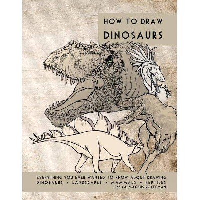 How to Draw Dinosaurs - 2nd Edition by  Jessica Rockeman (Paperback)