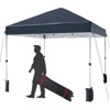 10x10 ft, Patented Center Locking Canopy Tent, Portable Outdoor Canopy Tent, Comes with Hand Wheel Bag, Suitable for Outdoor use, Height Adjustable - 2 of 4