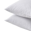 Set of 2 Premium Medium Feather Quilted Bed Pillow with Soft Cover - 3 of 4