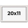 PosterPalooza | Shadow Box 1.5" Depth Silver Picture Frame - UV Acrylic, Backing Board, Hanging Hardware - 2 of 4