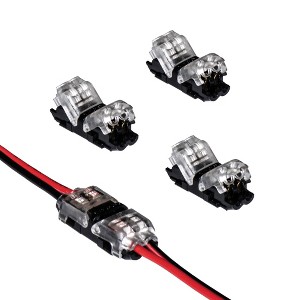 Armacost Lighting 2 Pin LED Strip Light Wire to Wire Connectors 4pk Light Accessory - 1 of 3