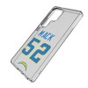 NFL Los Angeles Chargers Players Game Tactic Clear Cell Phone Case for Samsung Galaxy - 2 of 4