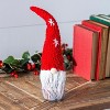 Evergreen Plush Gnome Couple Tabletop Decor, Red - 2 of 3