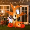 SEVOBAL Inflatable Holiday Decorations Halloween Haunted Tree With Owl, Ghost, Pumpkins for Garden, Lawn, Festival Party, Multicolored, 7.1"*7.1"*9.8" - 2 of 4