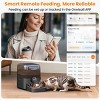 Oneisall PF06 WiFi Cat Feeder - 3L, 100-Day Battery, App Control for Large Kibble - 2 of 4
