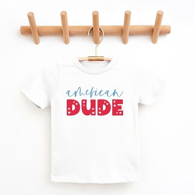 The Juniper Shop American Dude Pastel Toddler Short Sleeve Tee