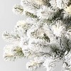 Pre-lit Flocked Full Alberta Spruce Artificial Christmas Tree Warm White LED Lights - Wondershop™ - 4 of 4