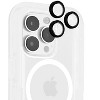 Pelican Apple iPhone 14 Pro/iPhone 14 Pro Max Aluminum Ring Camera Lens Protectors - Black - 2 of 4
