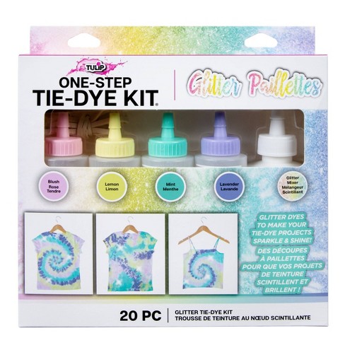 Step Glitter Tie Dye Kit Tulip Color