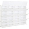 Coucheta DIY Cube Storage - 32-Grid Organizer, 47" Tall, Custom Shelves for Shoes/Toys, White - 2 of 2