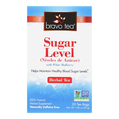 Bravo Teas & Herbs Sugar Level Tea - 1 Box/20 Bags