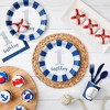 Juvale 144-Piece Baby First Birthday Decorations for Boy, 1st Birthday Theme Party Supplies with No 1. Plates, Napkins, 9oz Cups, and Cutlery - 2 of 4