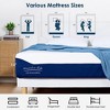 CSBDHOME 12 Inch Cooling Gel Infused Mattress for Pressure Relief, Bed in a Box CertiPUR-US Certified & Fiberglass Free - 2 of 4