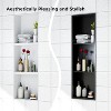 Stainless Steel Shower Niche, 12" X 12" No Tile Needed Recessed Shower Niche Shelf,Modern Wall Storage Niche for Bathroom Storage, Brushed - 4 of 4