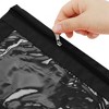 Unique Bargains Pencil Case for 3 Ring Binder Smooth Zipper Transparent Window for Folders - 3 of 4