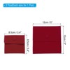 Unique Bargains Women's Soft Velvet Snap Button Portable Storage Jewelry Pouch 2 Pcs - 2 of 4