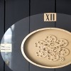 GlasFlength Wall Clocks Moving Gear Roman Numeral Elegant Simple Design Practical Clock for Modern Living Spaces, Multicolored, 23.6"*3.1"*23.6" - 3 of 4