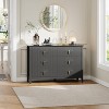 6 Drawer Dresser - 48" Wide Modern Chest of Drawers with Metal Handle, Dresser TV Stand, Wood Drawer Organizer for Bedroom, Living Room, Hallway - 3 of 4