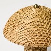 Rattan Accent Table Lamp (Includes LED Light Bulb) Brass/Brown - Hearth & Hand™ with Magnolia - 4 of 4