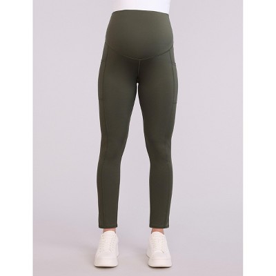 Women's Over the Belly Side Pocket Active Maternity Leggings | Motherhood Maternity