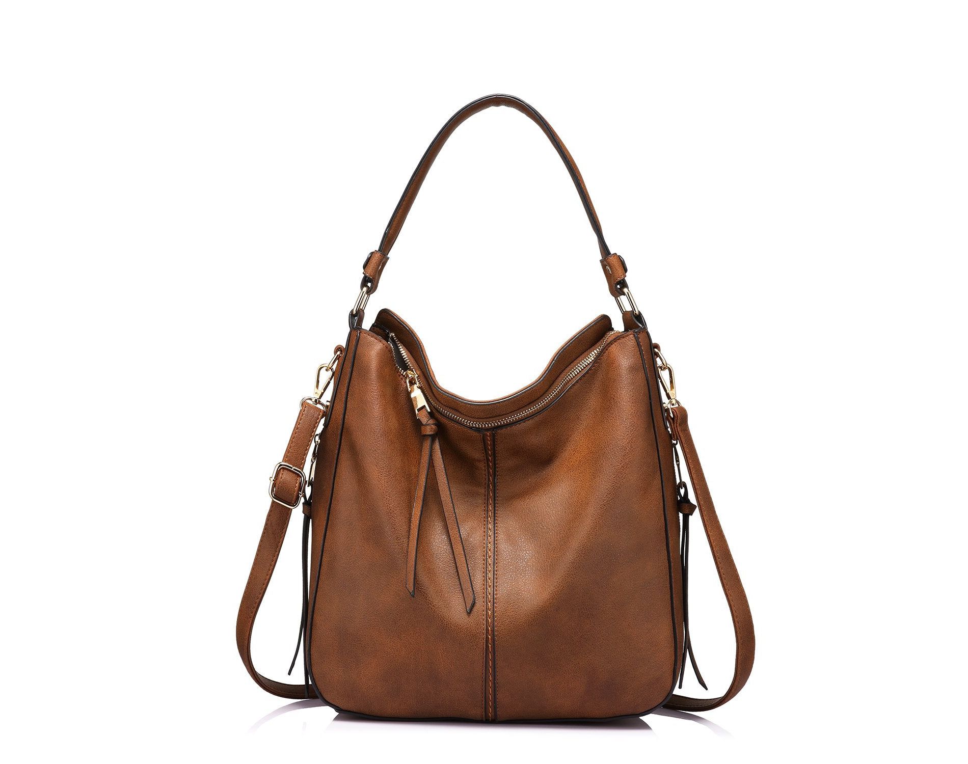 Handbags for Women Large Designer Ladies Hobo bag Bucket Purse Faux Leather