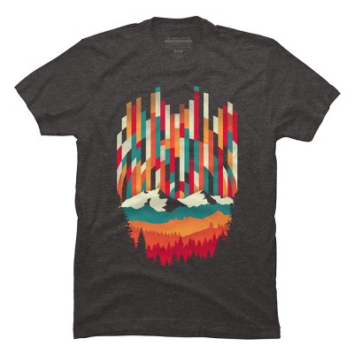 Men's Design By Humans Sunset in Vertical By digsy T-Shirt