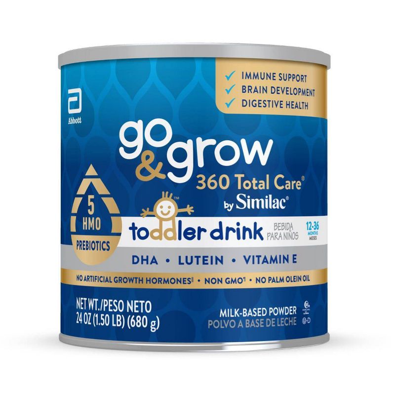 Similac Total Care 360 Go &#38; Grow Non-GMO Powder Toddler Formula - 24oz, 1 of 11