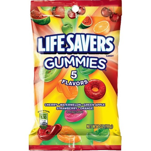 Life Savers Gummies 5 Flavors Gummy Candy - 7oz : Target