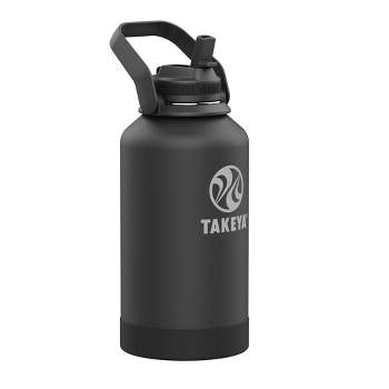 Takeya Originals Spout Water Bottle, Stainless Steel, Vacuum insulated, 32  oz, Graphite 