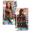 Coolmee Womens Christmas Sweaters Fall Winter Fashion Casual Crewneck Long Sleeve Knit Pullover Sweater Tops Clothing - 4 of 4
