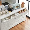 61" Multifunctional TV Cabinet with Large Storage, TV Stand for Living Room, Bedroom, or Office - 3 of 4
