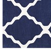 Modway Marja 5x8 Area Rug – Moroccan Trellis Pattern with Subtle Distressing, Soft Low Pile Rug in Cream and Beige - 3 of 4