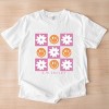 Simply Sage Market S.W.Smiley Retro Smiley Face Garment Dyed Tee - 3 of 4