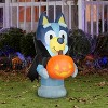 Bluey 3.5' Airblown In Vampire Costume Halloween Inflatable Decoration - 4 of 4