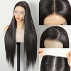 Jessie's Wig 26Inch Lace Frontal Straight Wig 200% Density 5x6 Lace Dark Black 1 Pc/Pack - 2 of 4