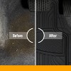 Armor All 4pc Rubber All Season Trim-to-Fit Floor Mats Black - 4 of 4