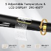 NICEBAY Hair Straightener Flat Iron, Titanium Hair Curler Iron, Fast Heating, 5 Temp Settings, Straightening Iron, Curling Iron for Hair Care. - 4 of 4