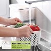 Sealed Drainable Freshness Boxes, Set of 5 with Strainer and Lids, Vegetable and Fruit Storage Containers - 4 of 4