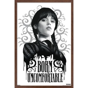 Trends International Wednesday: Season 2 (2025) - Wednesday Born Uncomfortable Framed Wall Poster Prints - 1 of 4
