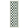 Checkered Area Rugs for Living Room Soft Modern Geometric Rug Non-Slip Low Pile Carpet for Bedroom, Dining Room - 3 of 4
