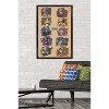 Trends International One Piece: Fishman Island - Brick Wall Grid Framed Wall Poster Prints - 2 of 4
