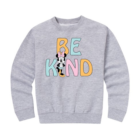 Boys' - Disney - Be Kind Graphic Long Sleeve Fleece Sweatshirt - image 1 of 4