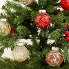 30ct Christmas Tree Ornaments Set - Multi-Size Shatterproof Plastic Xmas Balls, Decorative Hanging Decor - 4 of 4