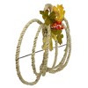Northlight 16" Autumn Foliage and Rope Pumpkin Thanksgiving Wall Hanging - 4 of 4