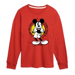 Boys' - Disney - Let The Good Times Flow Long Sleeve Graphic T-Shirt - 1 of 4