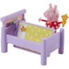 Peppa Pig “Bedtime with Peppa” Accessory Set – 3" Peppa Figure, Bed, Wardrobe, Vanity, Radio & Dollhouse - 4 of 4