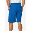 KingSize Men's Big & Tall French Terry Cargo Shorts - 3 of 4
